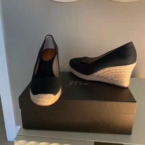 J Crew  espadrille wedge sandals